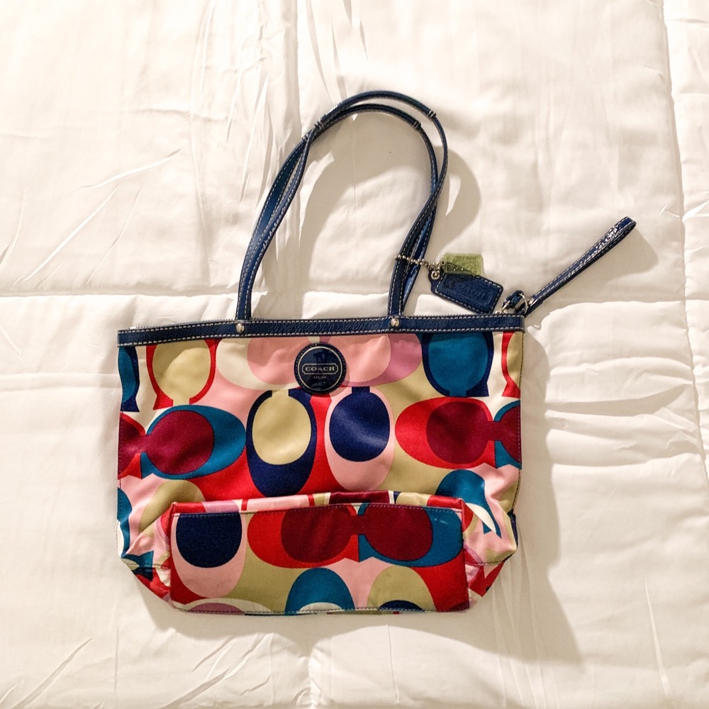 Colorful Coach Purse